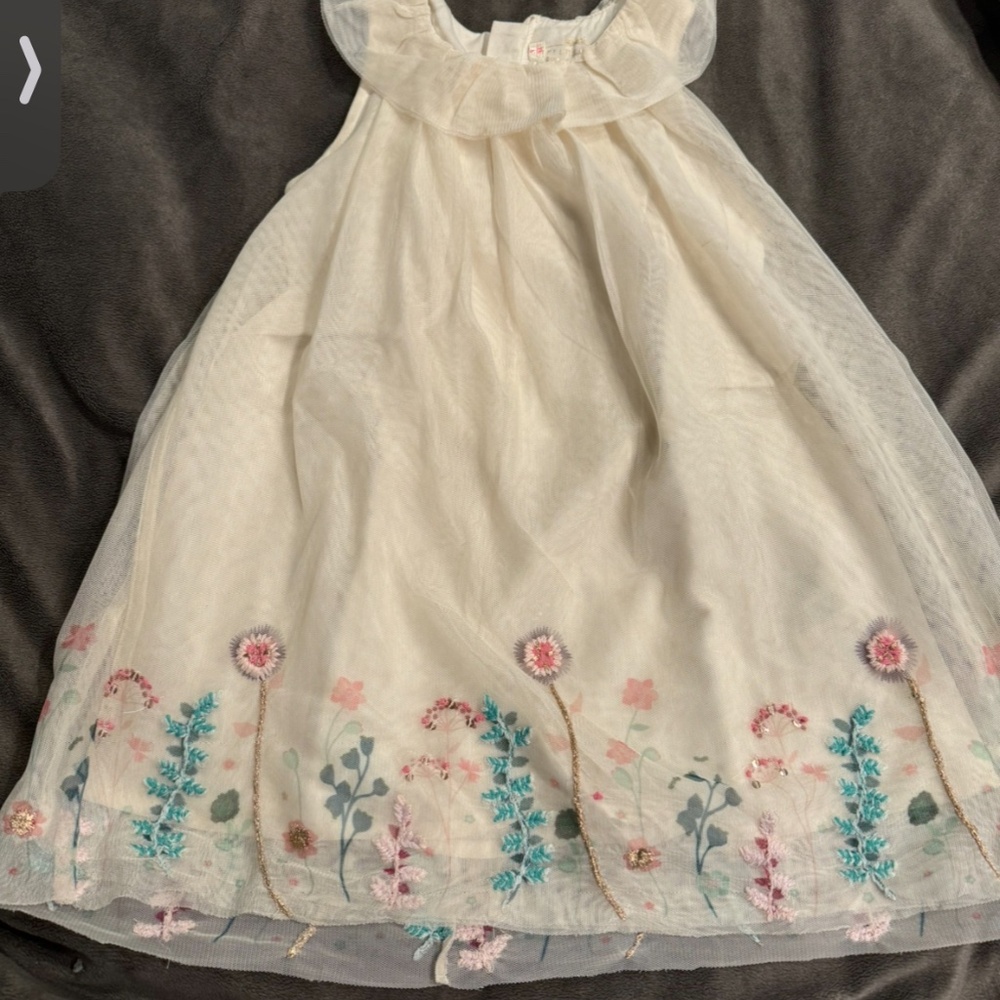 Girl’s dress with embroidery.